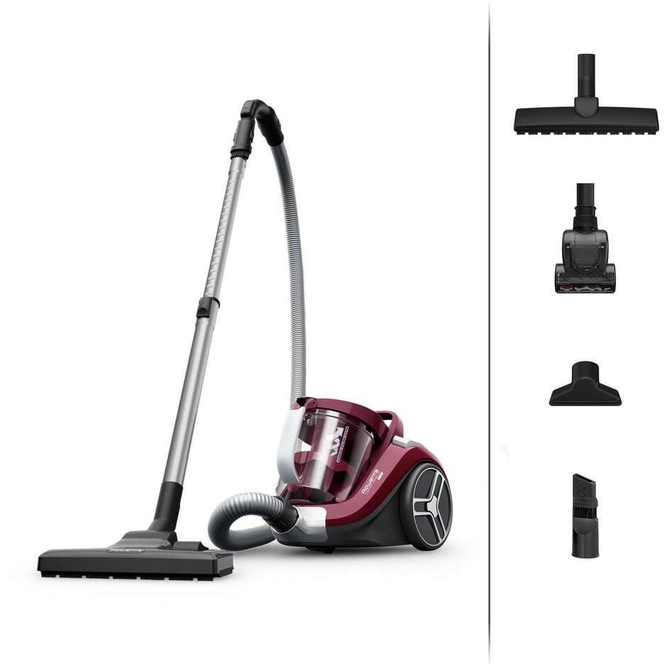 Rowenta Compact Power XXL RO4B63 Aspirapolvere a Traino Senza Sacco 2,5 L 900 W Rosso