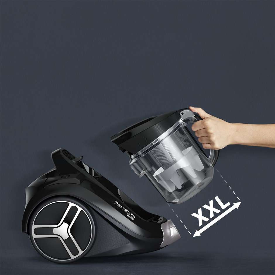 Rowenta Compact Power XXL RO4B63 Aspirapolvere Capacitàa 2,5 L a cilindro Secco Potenza 900 W Senza sacchetto Colore Rosso