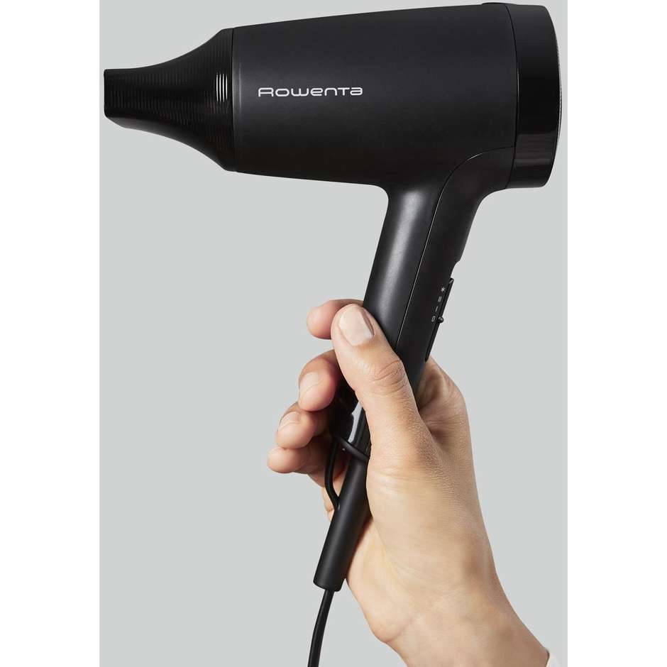 Rowenta CV1801F0, asciugacapelli nero da 1.600 W