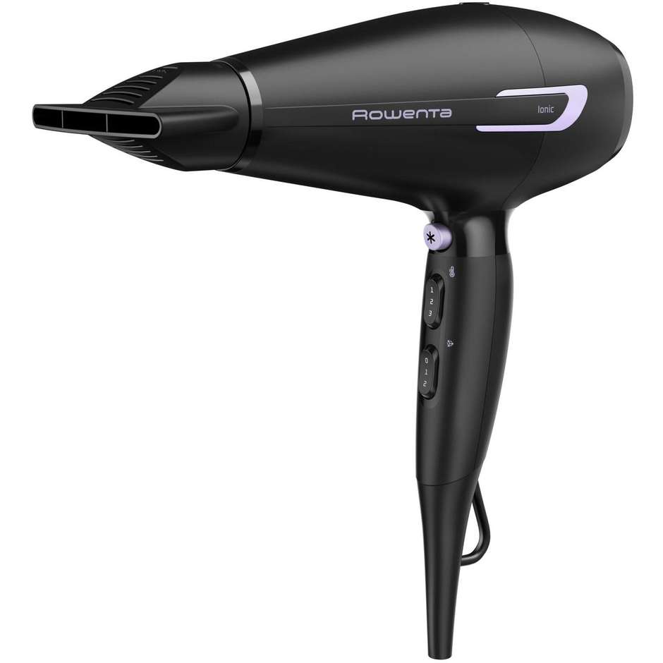 Rowenta CV7210 Maestria Ultimate Experience Asciugacapelli Digitale Professionale 2000 W Nero e Rame