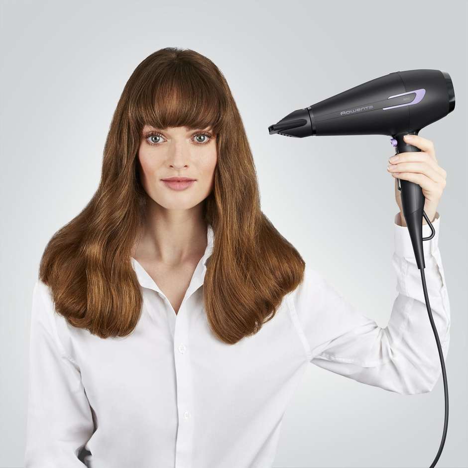 Rowenta CV7210 Maestria Ultimate Experience Asciugacapelli Digitale Professionale 2000 W Nero e Rame