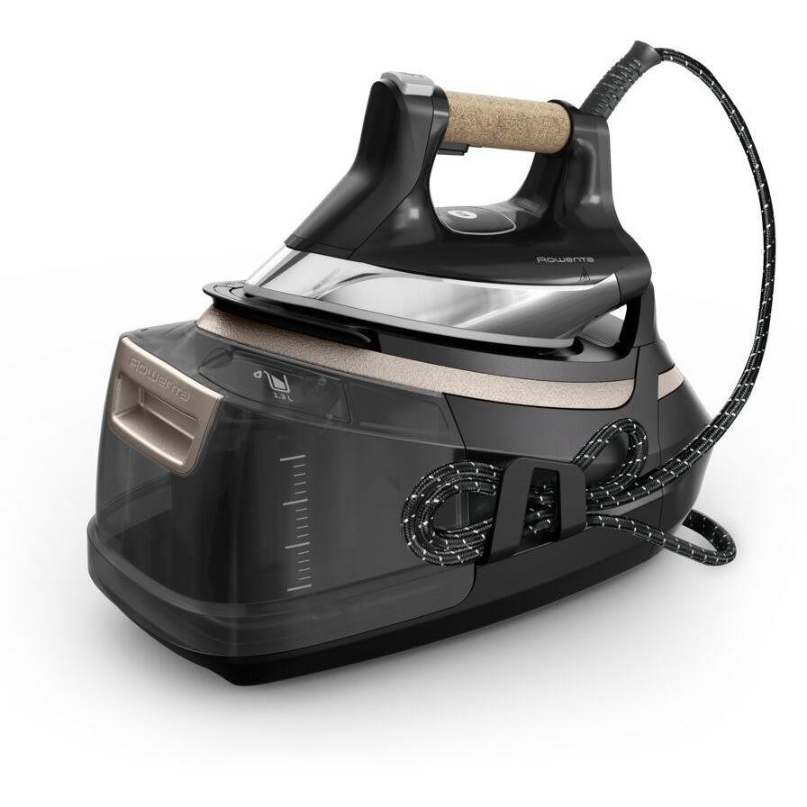 Rowenta Eco Steam Pro DG9661 Ferro con Caldaia ad Alta Pressione 8 Bar 2800 W Colpo Vapore 600 g/min Beige e Nero