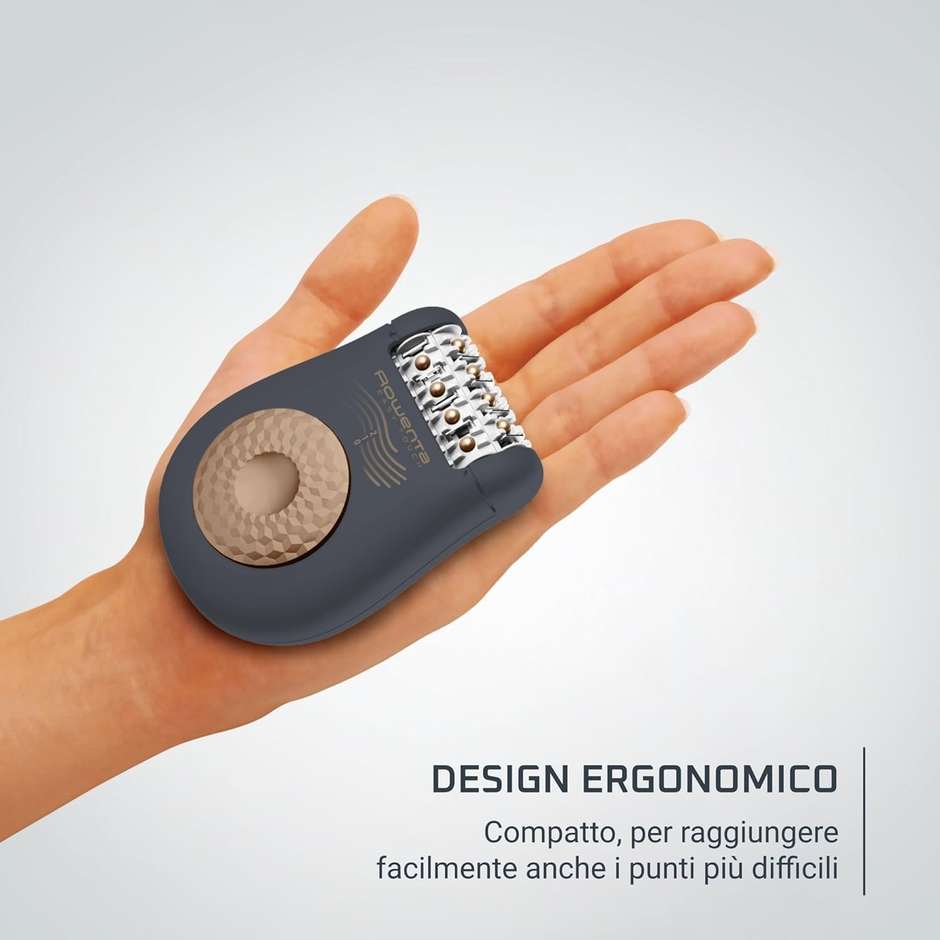 Rowenta EP1116 Easy Touch Epilatore Elettrico 24 Pinzette 2 Velocità Nero