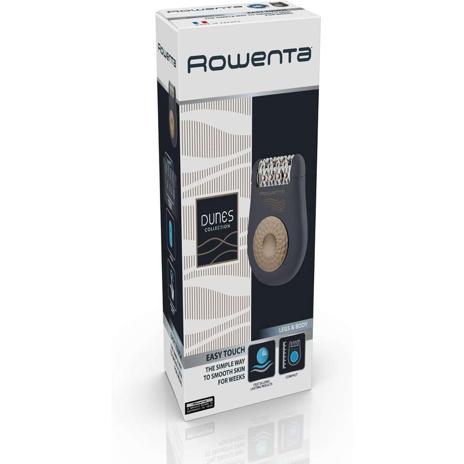 Rowenta EP1116 Easy Touch Epilatore Elettrico 24 Pinzette 2 Velocità Nero