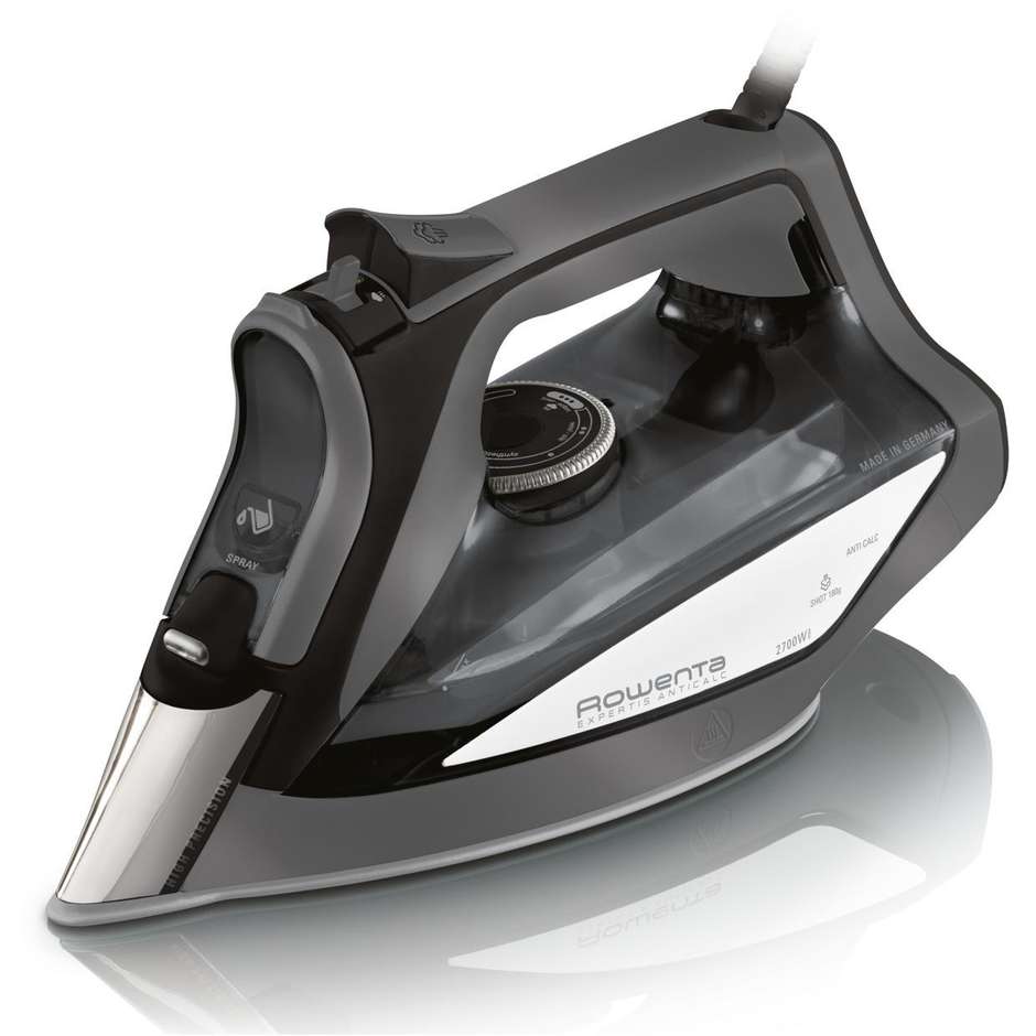 Rowenta Expertis Anticalc DW7025 Ferro da Stiro a Vapore 2700 W 180 g/min Nero Grigio