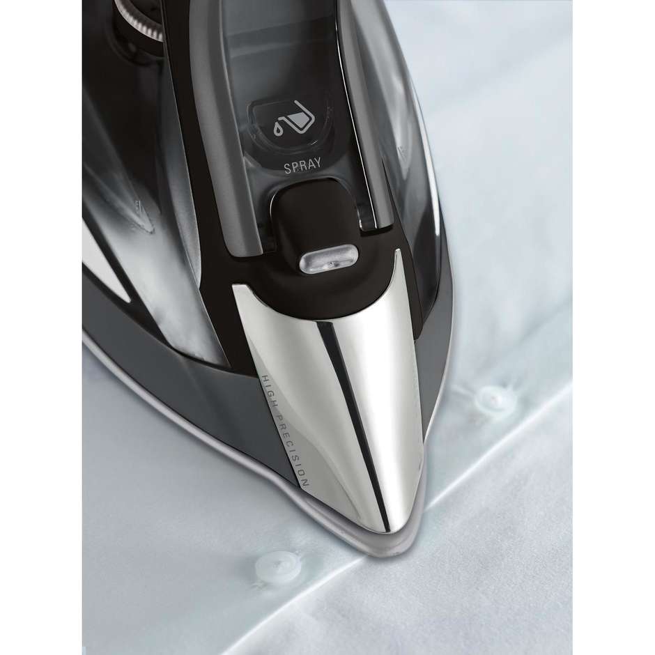 Rowenta Expertis Anticalcare DW7025 Ferro da Stiro a Vapore Piastra Microsteam 400 2700 W Nero e Blu