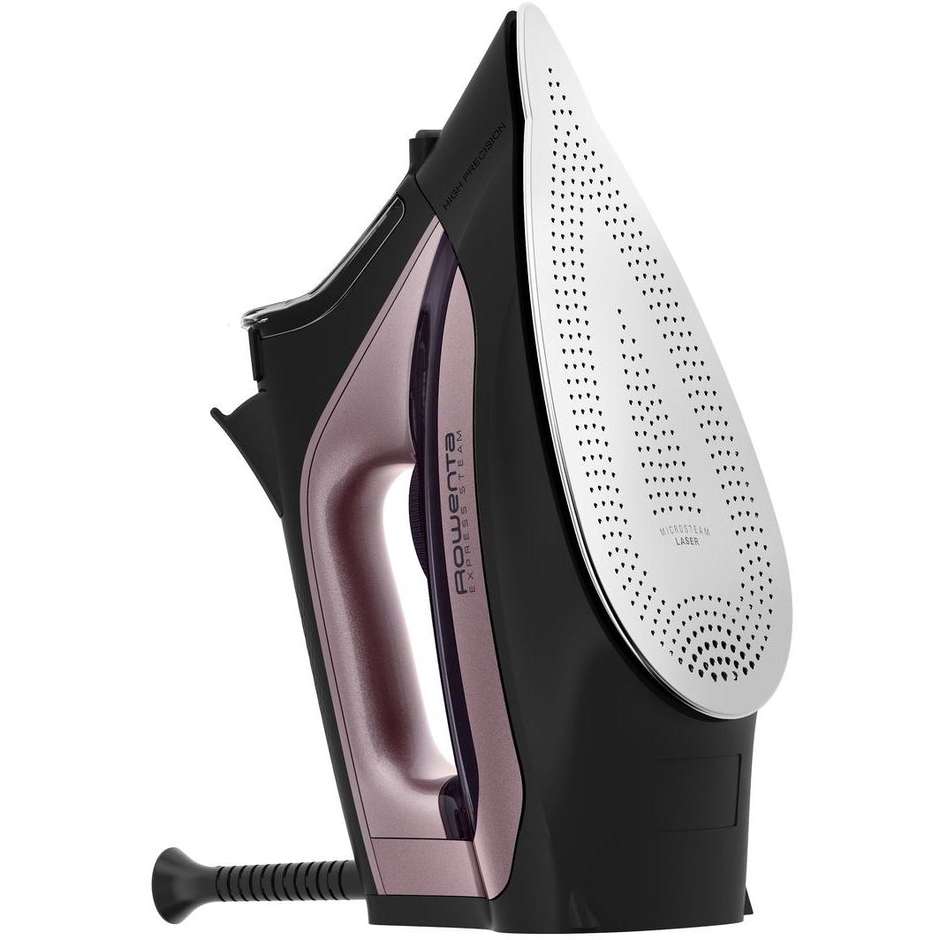 Rowenta Express Steam DW4345 Ferro da Stiro a Vapore Piastra Microsteam 300 Laser 2600 W Blu e Nero