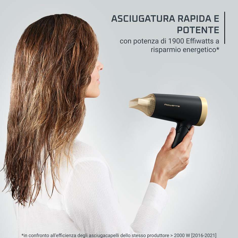Rowenta Express Style CV1830 Asciugacapelli Potenza 1600 W Colore Nero