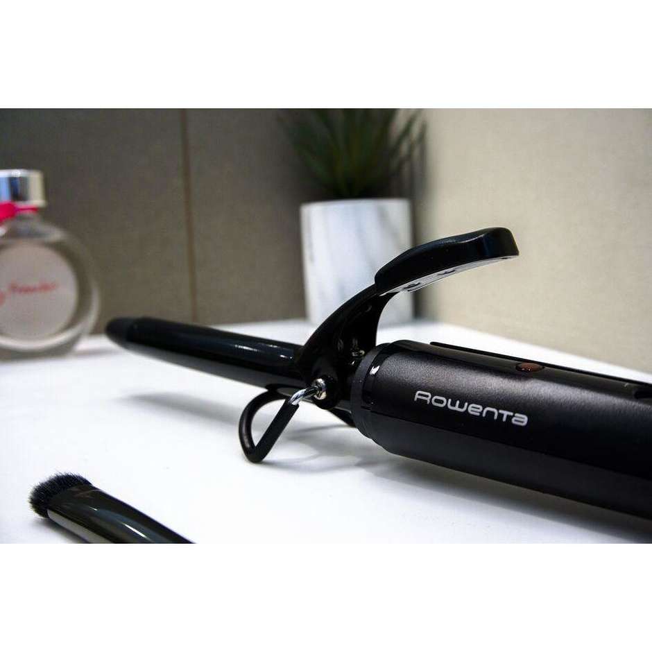Rowenta For Elite CF2119 Ferro Arricciacapelli Classico 16 mm 25 W Nero e Rosa