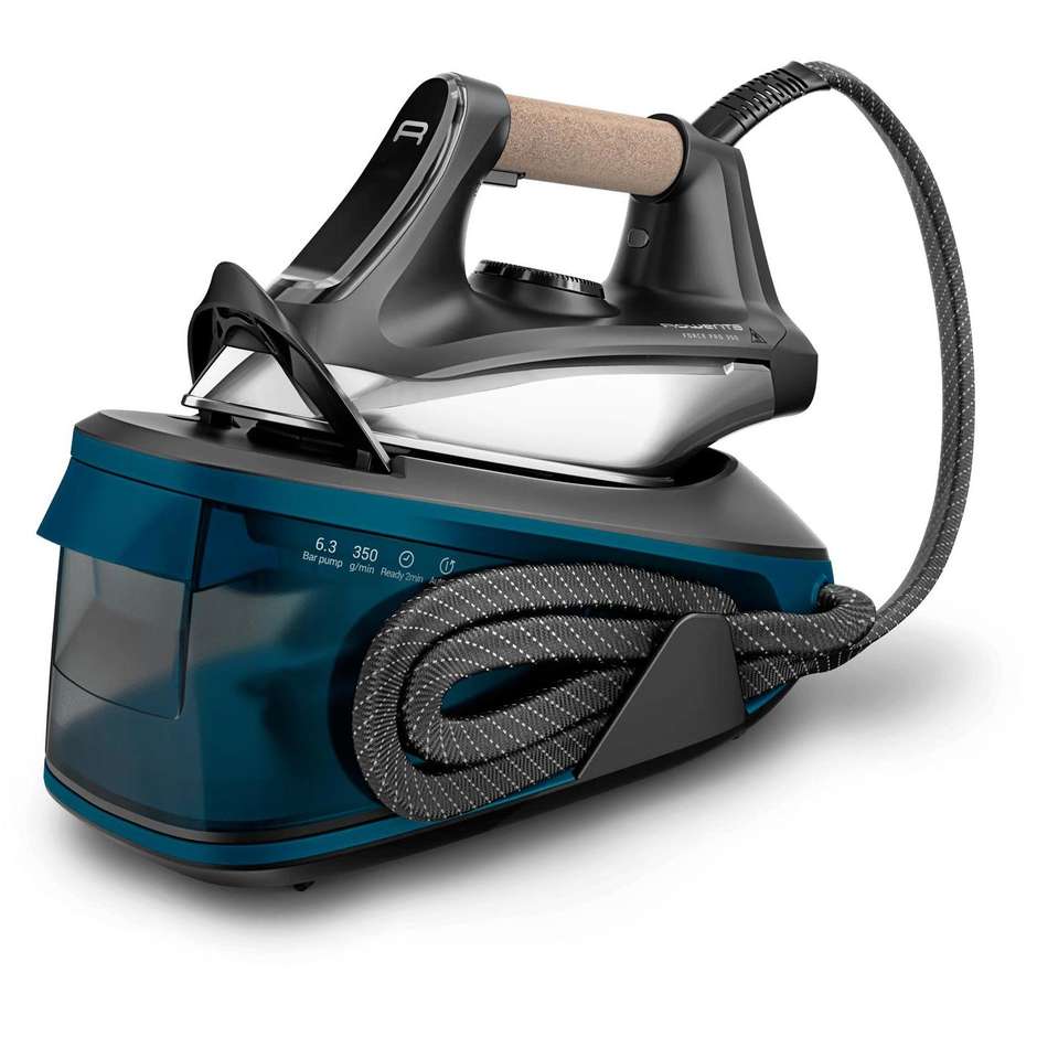 Rowenta Force Pro 350 VR7444 Generatore di vapore 6,5 bar Nero Blu