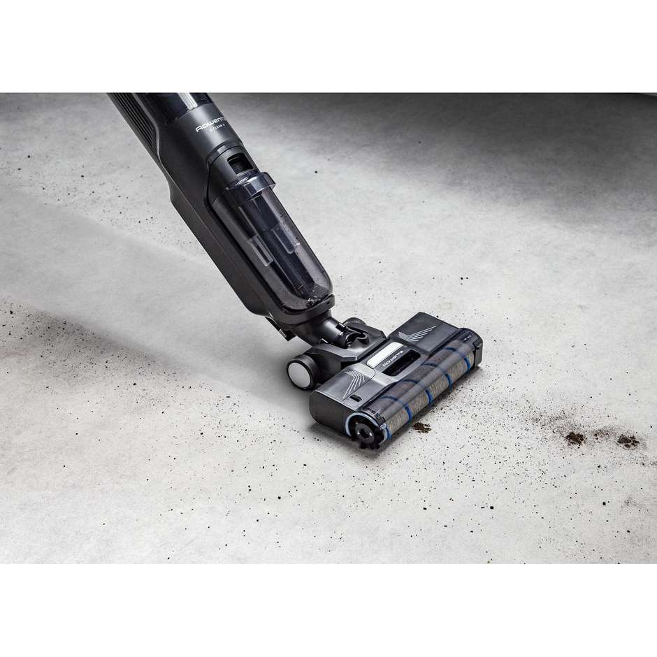 Rowenta GZ5035WO X-Clean 4 Lavapavimenti Senza Fili con Auto-Propulsione e Rilevazione Automatica dello Sporco Autonomia 50 min Colore Grigio