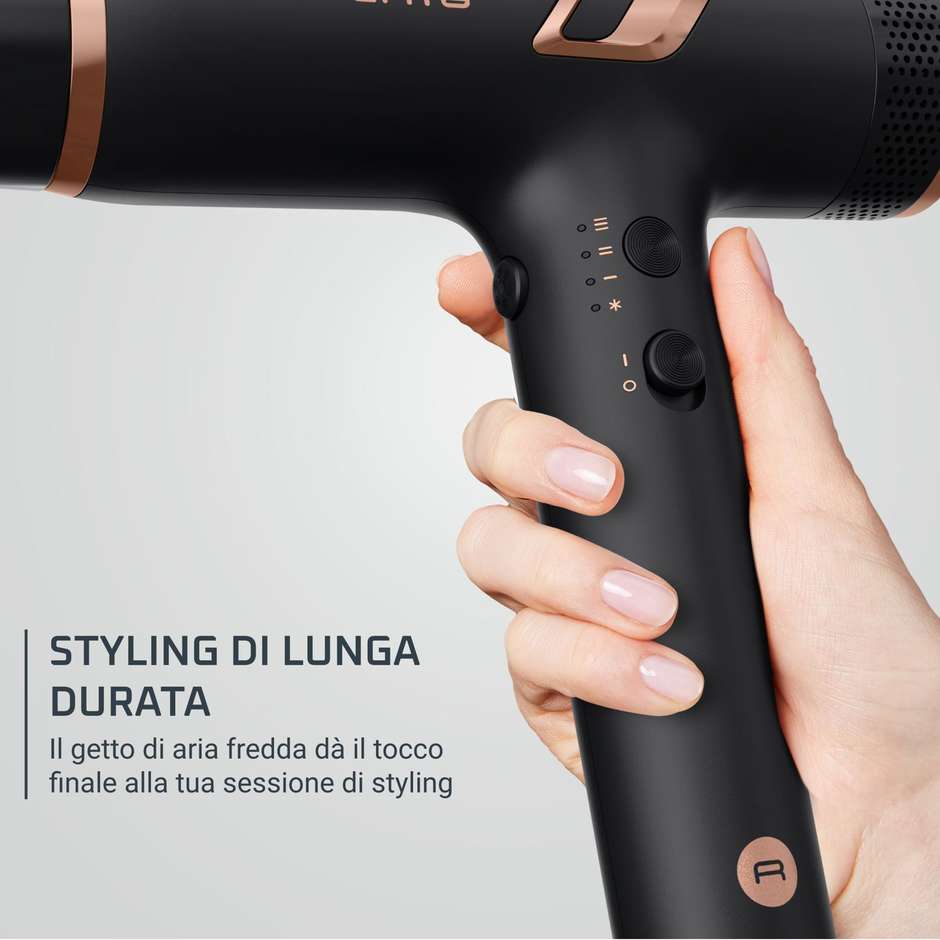 Rowenta HY8310 Maestria Nano Asciugacapelli Brushless Ultracompatto 1600 W Rame e Nero