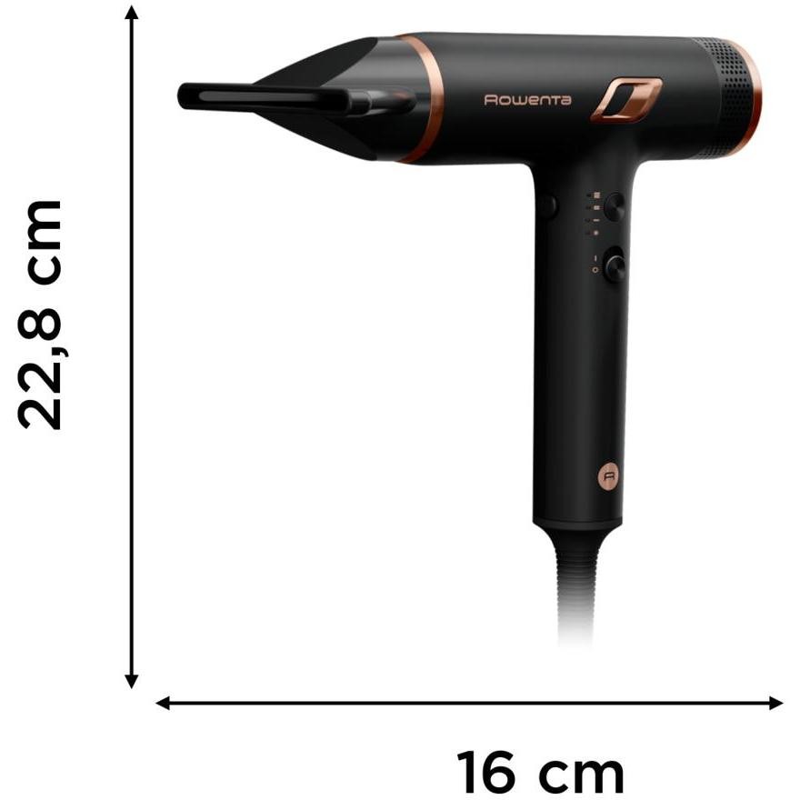 Rowenta HY8310 Maestria Nano Asciugacapelli Brushless Ultracompatto 1600 W Rame e Nero
