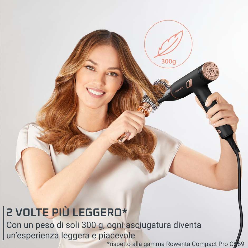 Rowenta Nano HY8310, asciugacapelli brushless ionico da 1.700 W