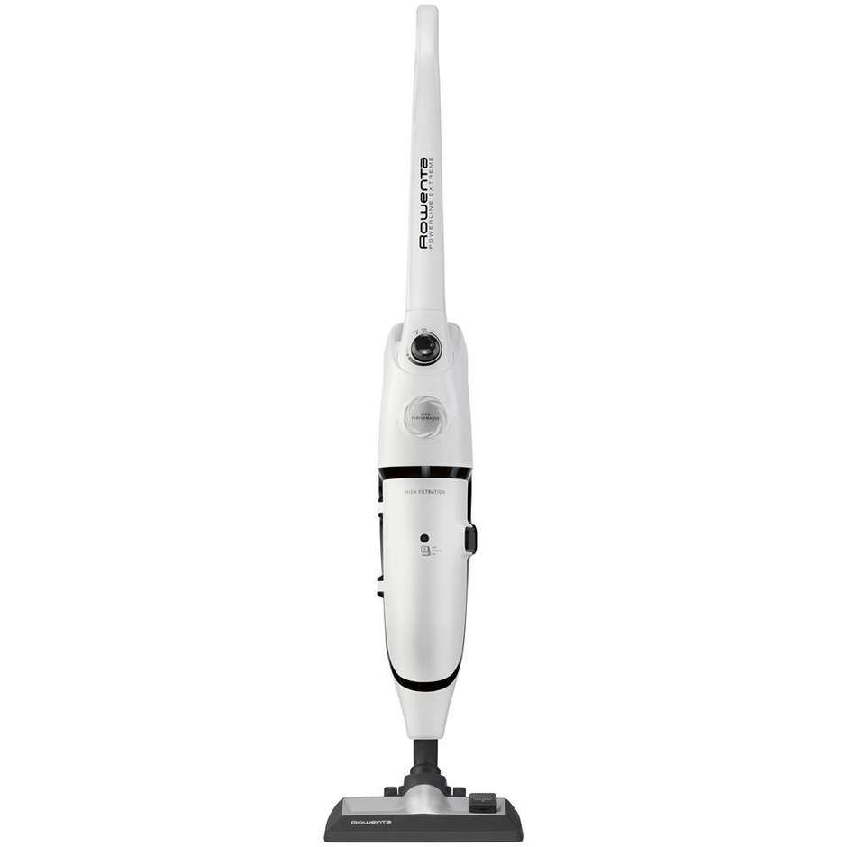 Rowenta Powerline Extreme RH8037WA Scopa Elettrica con Sacco 750W Classe Energetica A Bianco e Nero