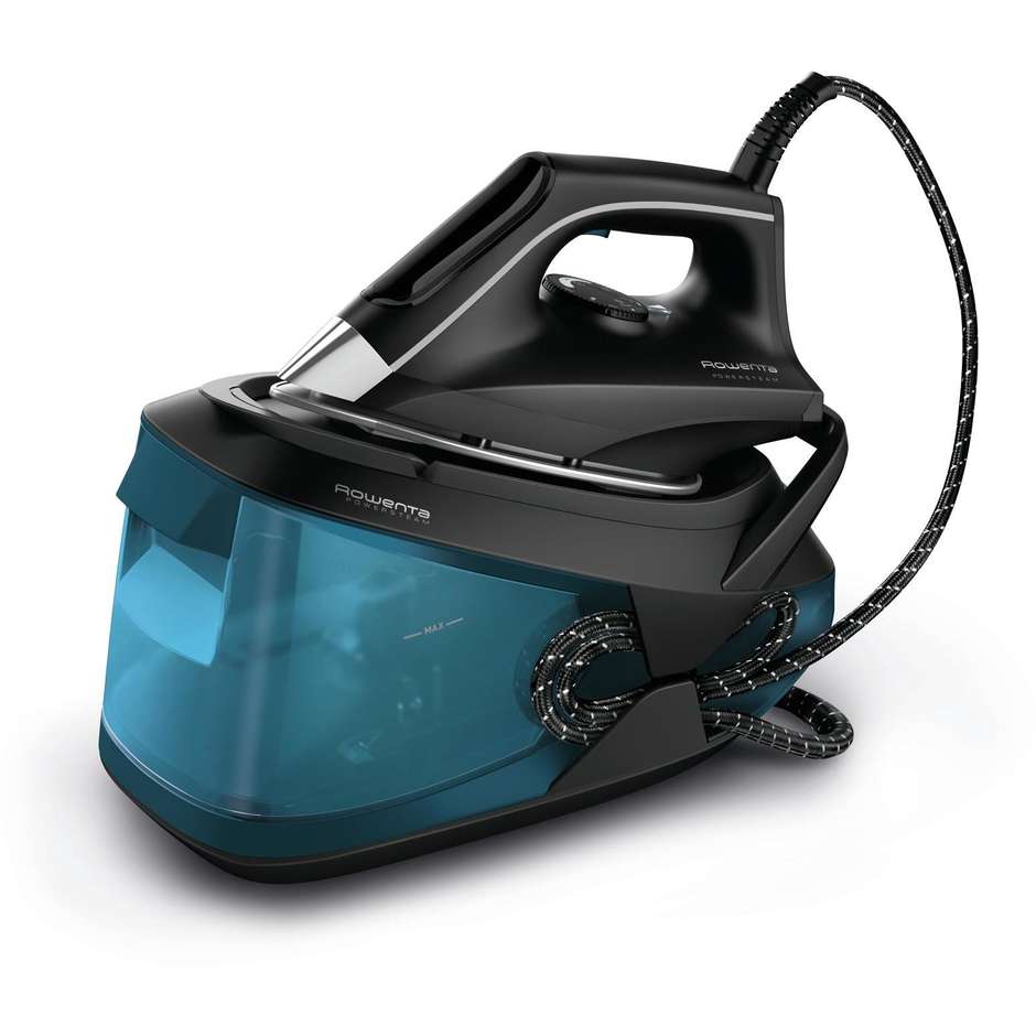 Rowenta Powersteam VR8317 Ferro con Caldaia Autonomia Illimitata 2200 W 6 Bar 1,7 L Blu e Nero