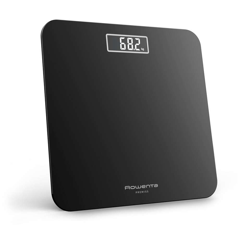 Rowenta Premiss 2.0 BS1800V0 bilancia elettronica nera 160 kg con display LCD