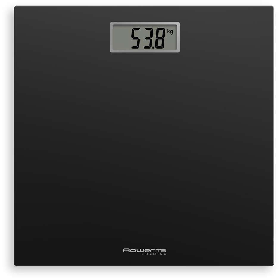 Rowenta Premiss BS1400 Bilancia Pesapersone Display LCD Peso Max 150 Kg colore nero