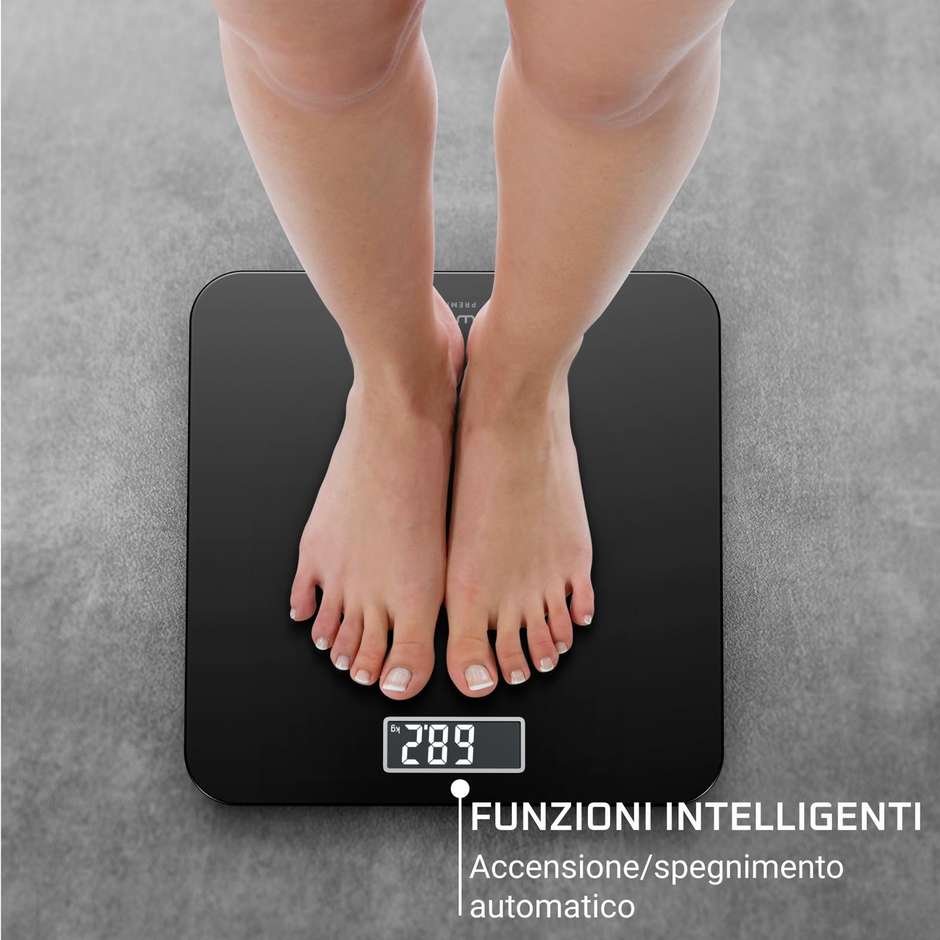 Rowenta Premiss BS1800V0 Bilancia pesapersone elettronica Colore Nero