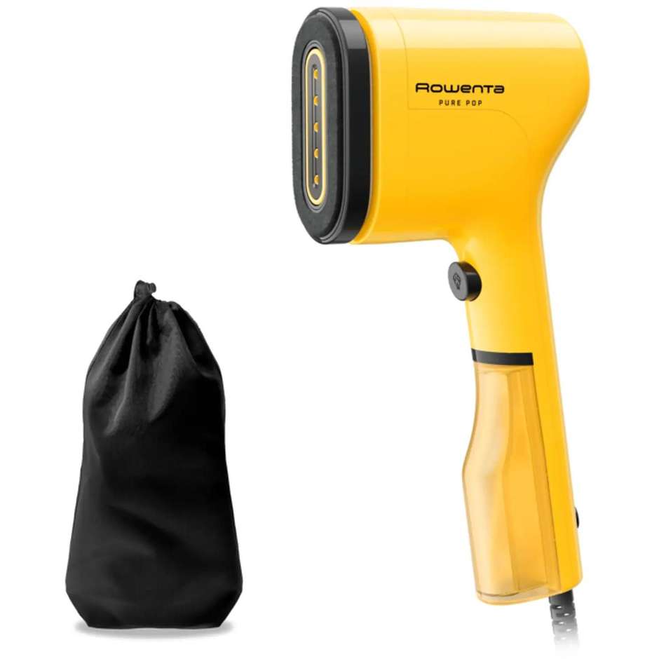 Rowenta Pure Pop DR2026D1, stiratore verticale giallo da 1.300 W