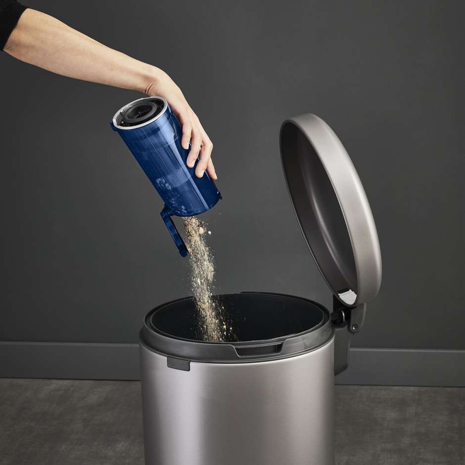 Rowenta RH20C0 Aspirapolvere a bastone 2 in 1 Batteria Secco e bagnato Senza sacchetto Potenza 250 W Colore Argento, Blu