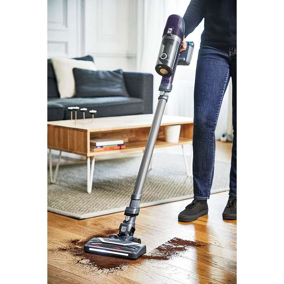 Rowenta RH6839WO Aspirapolvere senza fili Modello Essential Colore Nero,Viola