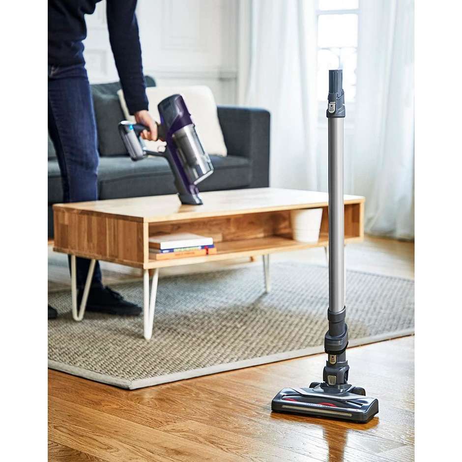 Rowenta RH6839WO Aspirapolvere senza fili Modello Essential Colore Nero,Viola