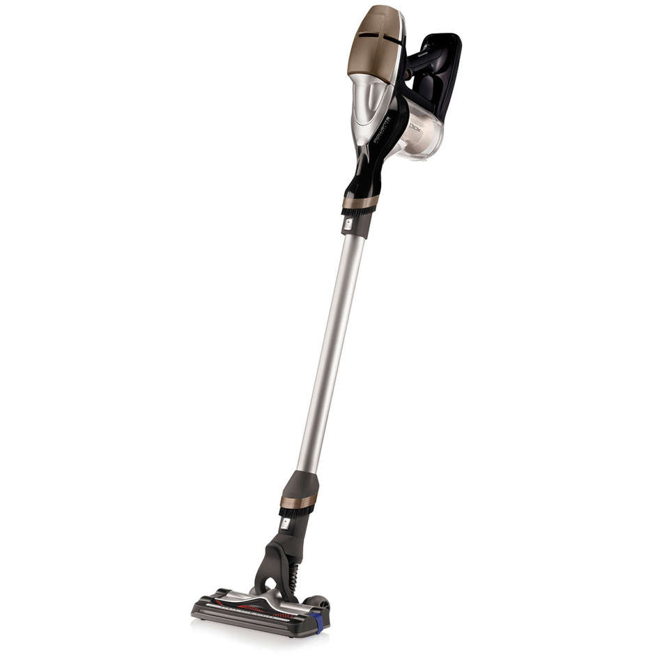 Rowenta RH9079 Air Force 360 Scopa Elettrica Ricaricabile Cordless Ciclonica 21,9 V 0,4 L Nero Marrone Metallico