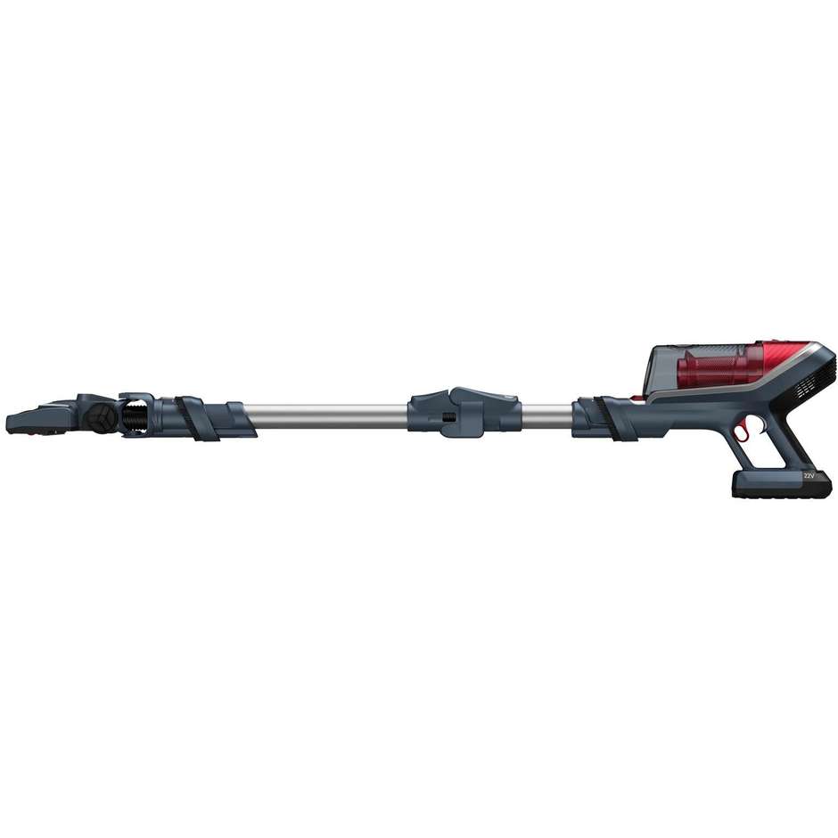 Rowenta RH9677 scopa elettrica senza fili 2 in 1 50 AW grigia e rossa