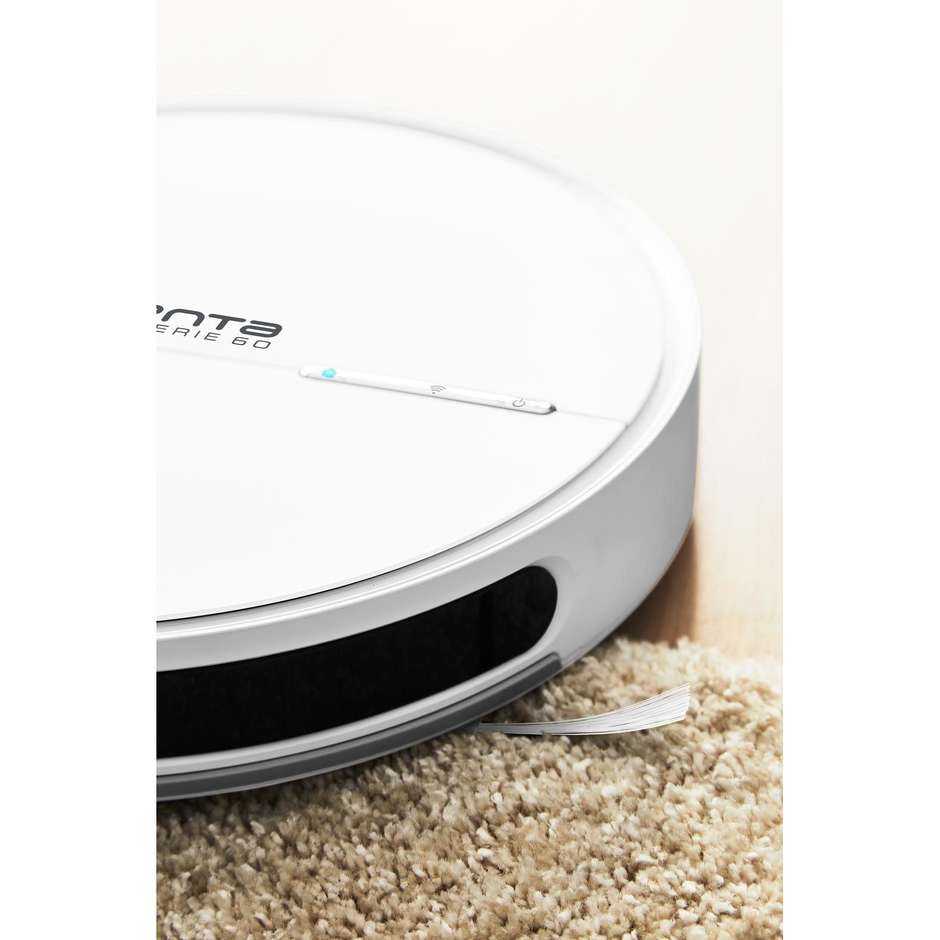 Rowenta RR7427WH Robot Aspirapolvere e Lavapavimenti Wi-Fi 0,4 L Bianco