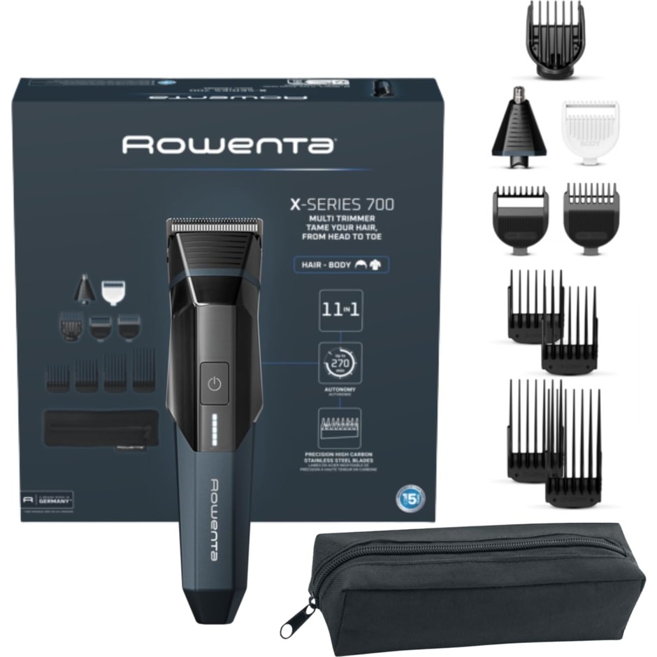Rowenta TN5610 X Series 700 tagliacapelli e regolabarba con 5 pettini