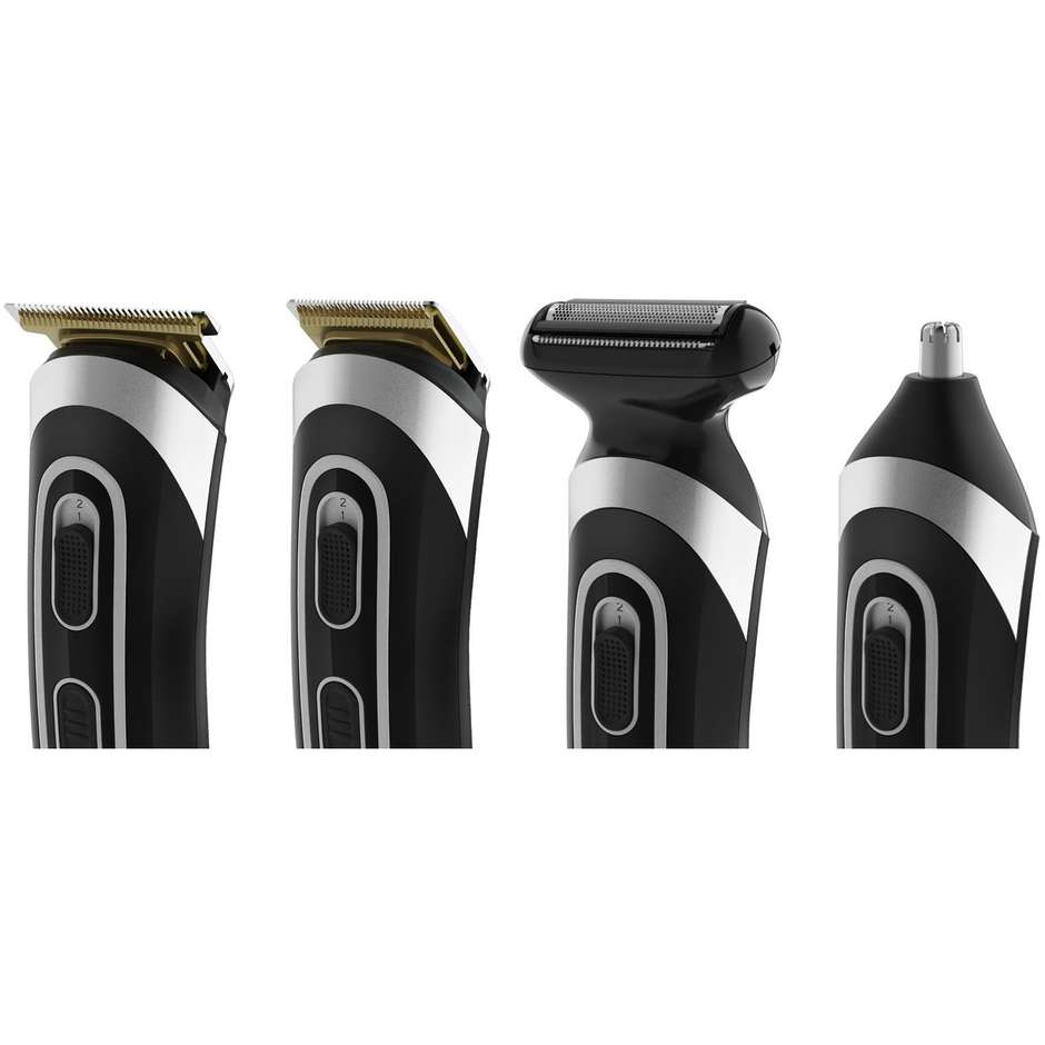 Rowenta Trim & Style TN9140 Kit Rifinitore Multifunzione 7 in 1 Wet & Dry Viso e Corpo