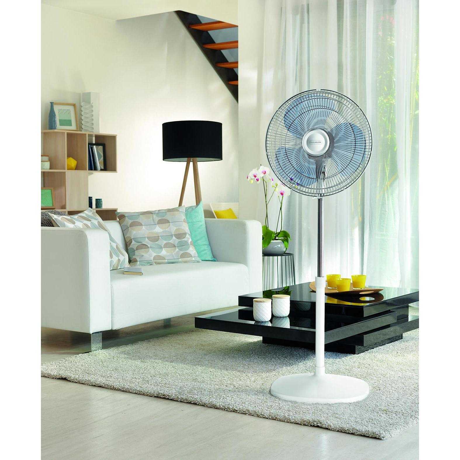 Rowenta Essential VU4410 - Floor Fan - White