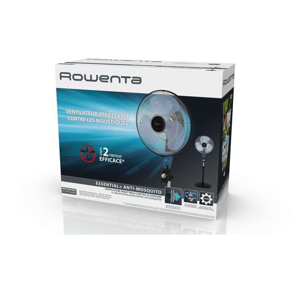 Rowenta VU4420 Essential+ Ventilatore a pale per uso domestico Colore Nero
