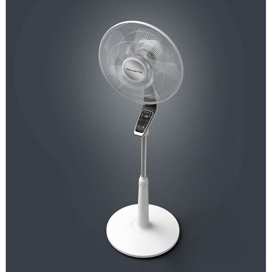 Rowenta VU5690 Turbo Silence Ventilatore domestico con pale Colore Nero, Bianco
