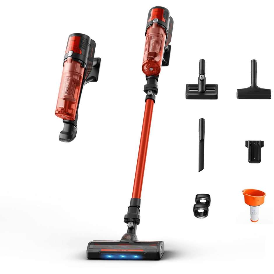 Rowenta X-Force 8.80 RH1872 Aspirapolvere Stick 4-in-1 100 AW Animal Care, Rosso
