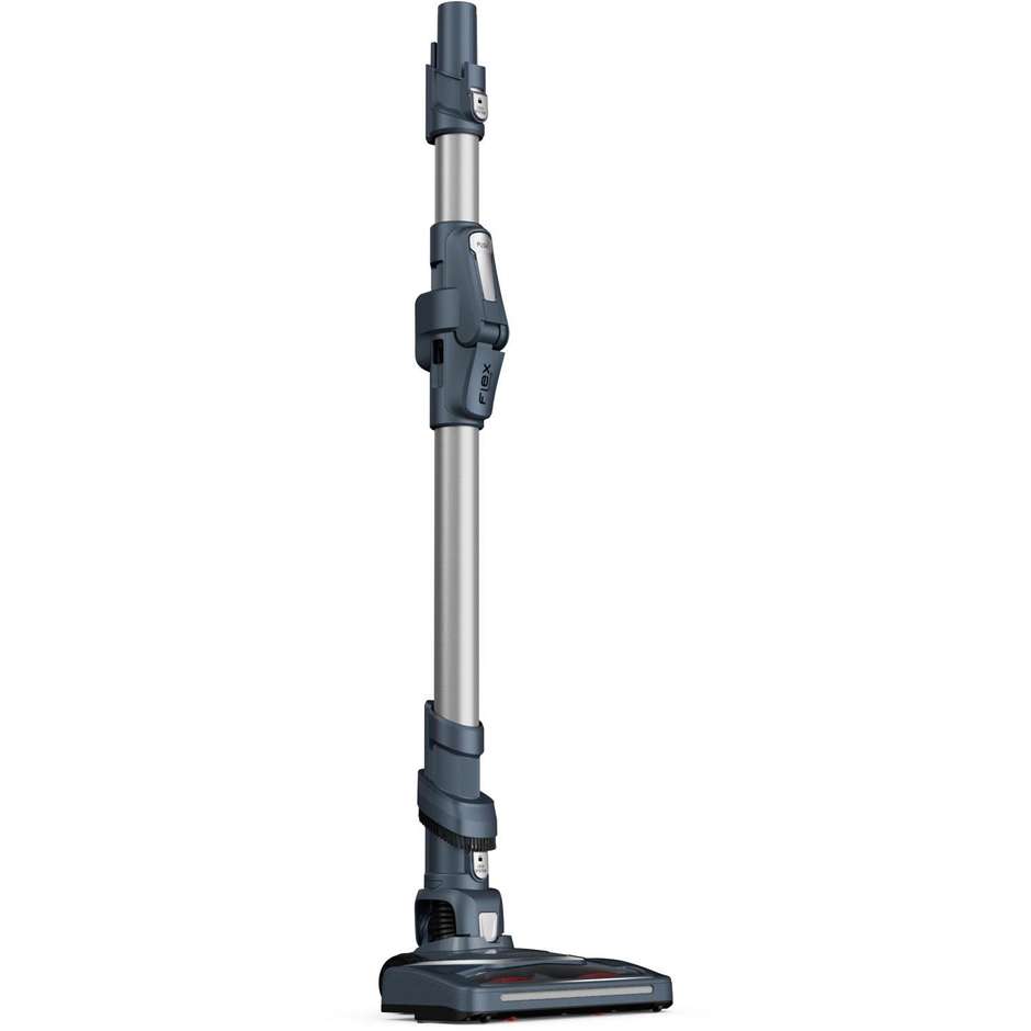 Rowenta X-Force Flex 8.60 (RH9677) Aspirapolvere Senza Filo 22V 50AW con Tubo Flessibile Grigio e Rosso