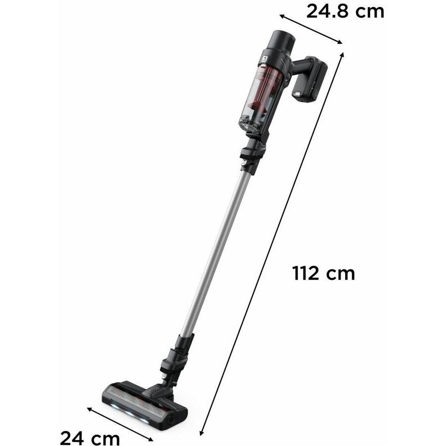 Rowenta X-Pert 7.60 (RH6A71) Aspirapolvere Senza Filo 140W 30AW Ultraleggero 1,2kg Alluminio e Rosso