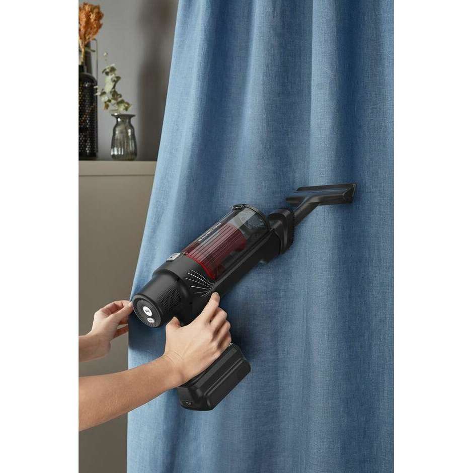 Rowenta X-Pert 7.60 RH6A71 Scopa Elettrica Ricaricabile Senza Fili Ciclonica 140 W 18 V 0,44 L Alluminio Rosso