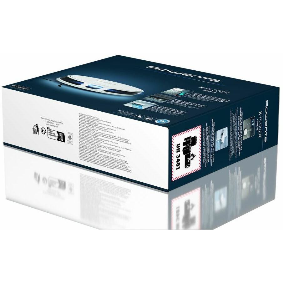 Rowenta X-Plorer RR8477 Aspirapolvere robot Capacitàa 0,4 L Senza sacchetto Colore Bianco