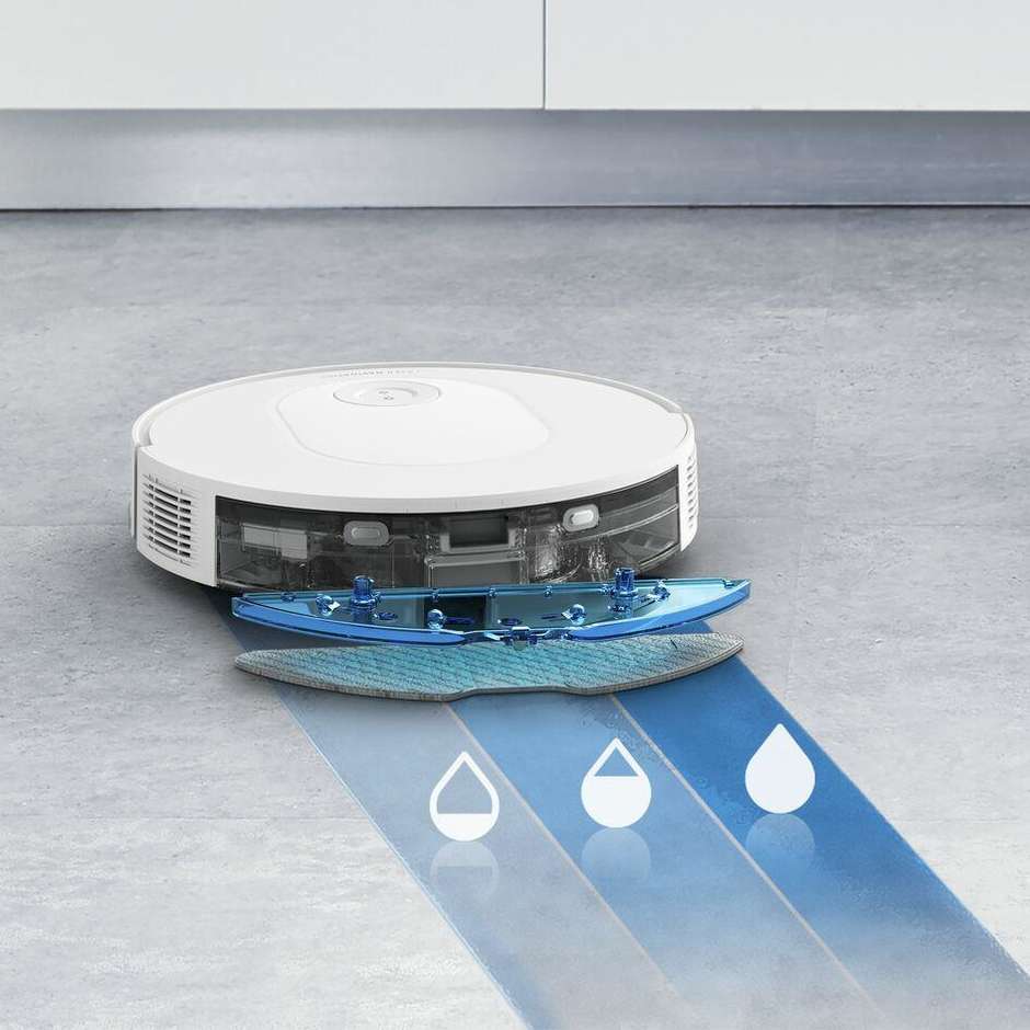Rowenta X-Plorer RR8477 Robot Aspirapolvere e Lavapavimenti Wi-Fi 0,4 L Bianco