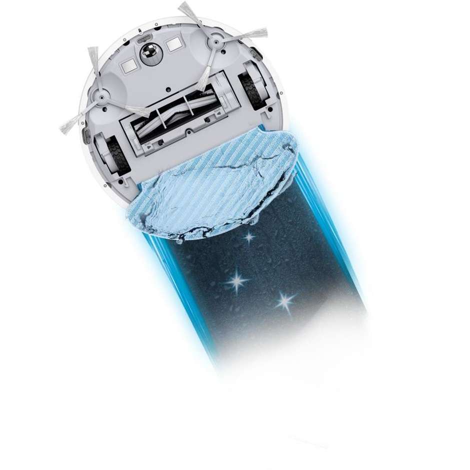 Rowenta X-Plorer Serie 60 (RR7427WH) Robot Aspirapolvere Ultra-Sottile Altezza 6cm con Filtro Allergeni Bianco