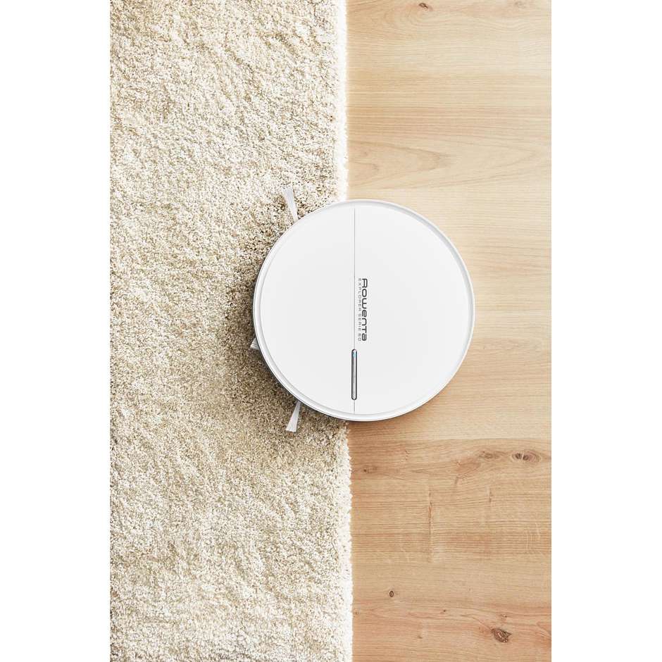 Rowenta X-Plorer Serie 60 (RR7427WH) Robot Aspirapolvere Ultra-Sottile Altezza 6cm con Filtro Allergeni Bianco
