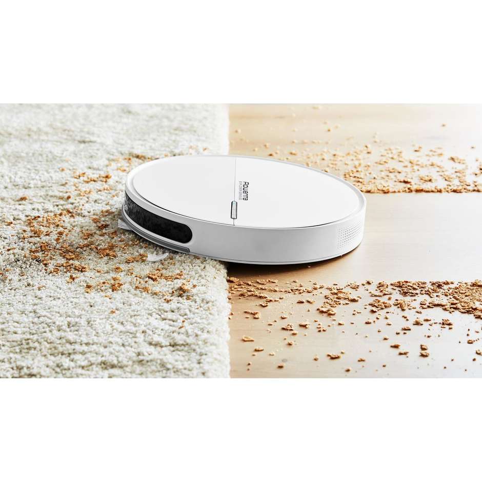 Rowenta X-Plorer Serie 60 RR7427WH Robot Aspirapolvere Ultrasottile Altezza 6 cm Wi-Fi Bianco
