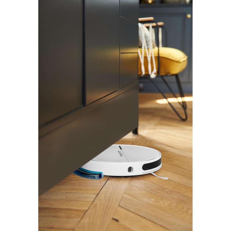 Rowenta X-Plorer Serie 60 RR7427WH Robot Aspirapolvere Ultrasottile Altezza 6 cm Wi-Fi Bianco