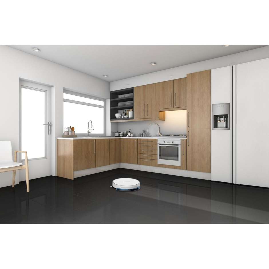 Rowenta X-Plorer Serie 60 RR7427WH Robot Aspirapolvere Ultrasottile Altezza 6 cm Wi-Fi Bianco