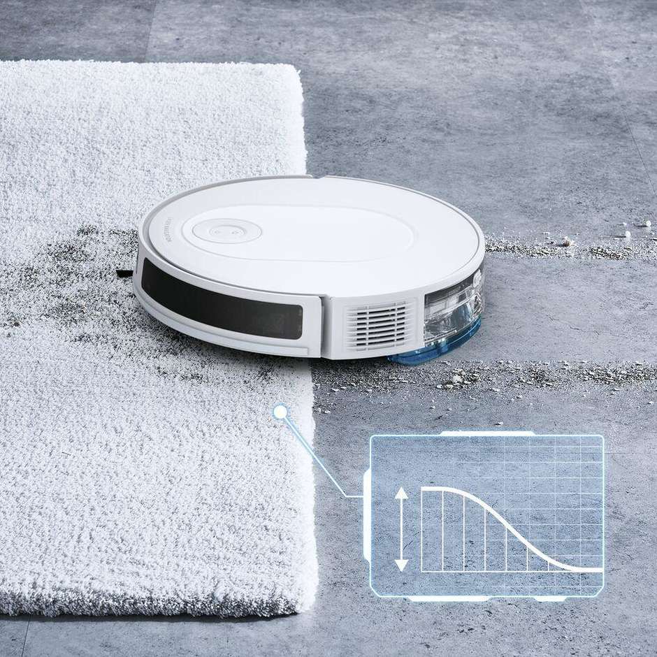 Rowenta X-Plorer Serie 75 S+ (RR8477) Robot Aspirapolvere e Lavapavimenti con Stazione Autosvuotante Bianco