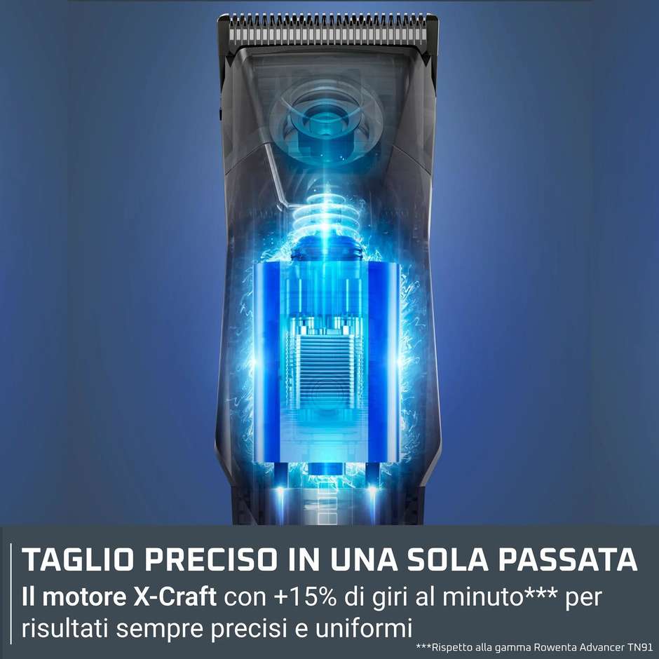 Rowenta X Series 700 TN9650 Regolabarba Multifunzione 14-in-1 Nero