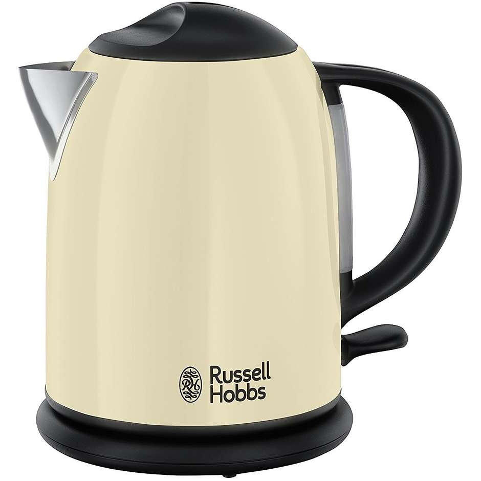 Russell Hobbs 20194-70 bollitore capacità 1 litro potenza 2200 watt colore crema