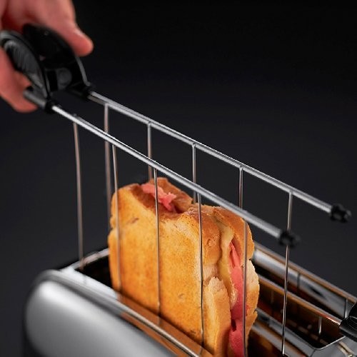 Russell Hobbs 23310-57 Victory Sandwich Tostapane a 2 fette con pinze  potenza 1200 watt colore acciaio lucido - Preparazione Cibi tostapane -  ClickForShop
